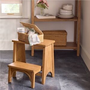 Arch Step Stool Aged Oak - Hearth & Hand™ with Magnolia
